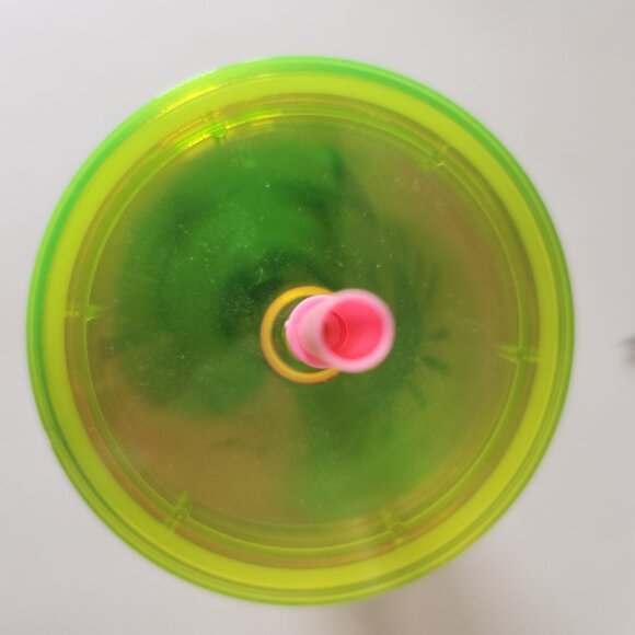 Starbucks 2023 Stay Weird EVIL EYE Neon Lime Green Venti 24 Oz Cold Cup - Picture 12 of 14